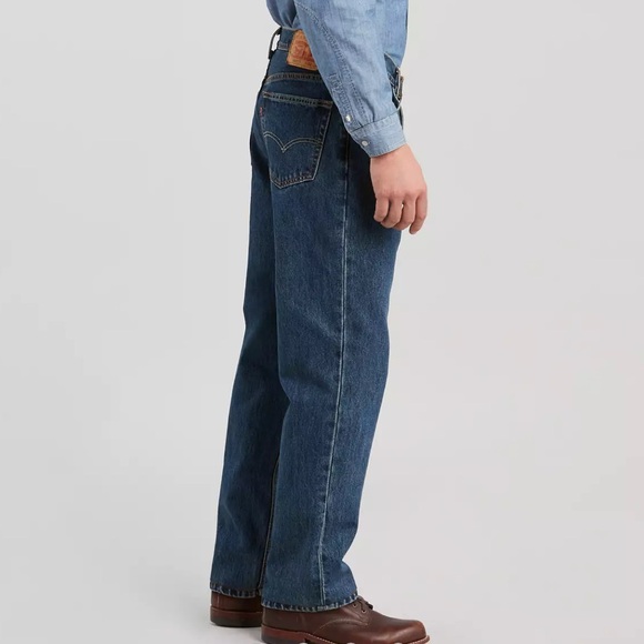 🌟NWT🌟 Men’s Levi Jeans Comfort Fit 560’s, 40x34 Dark Wash - Picture 2 of 8